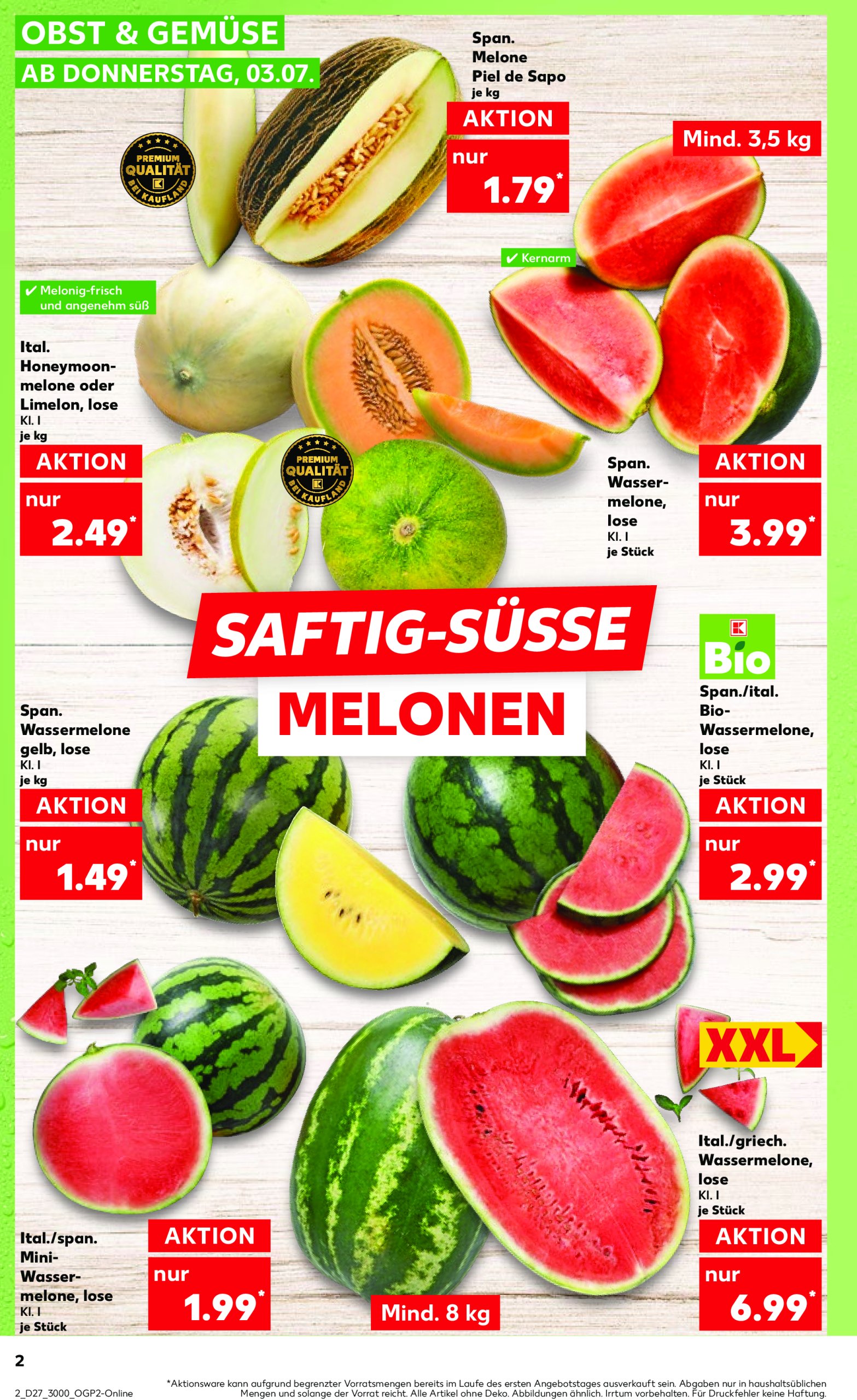 kaufland - Kaufland-Prospekt gültig vom 03.07. bis 09.07. - page: 2 kaufland - Kaufland-Prospekt gültig vom 03.07. bis 09.07. - page: 2