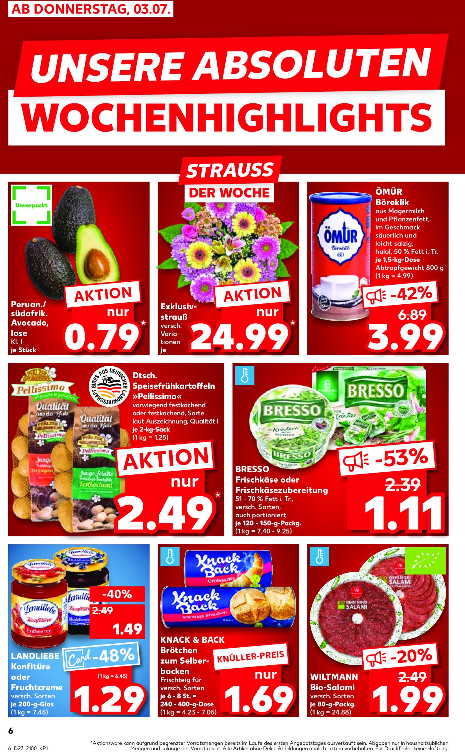 kaufland - Kaufland-Prospekt gültig vom 03.07. bis 09.07. - page: 6 kaufland - Kaufland-Prospekt gültig vom 03.07. bis 09.07. - page: 6