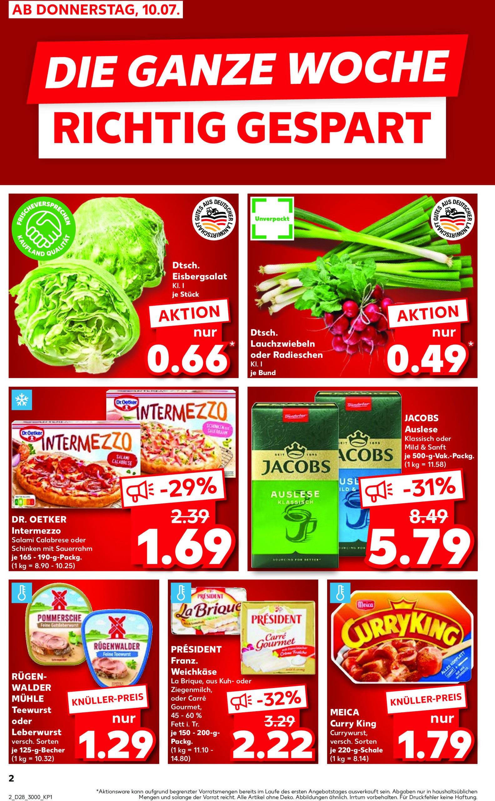 kaufland - Kaufland-Prospekt gültig vom 10.07. bis 16.07. - page: 2 kaufland - Kaufland-Prospekt gültig vom 10.07. bis 16.07. - page: 2