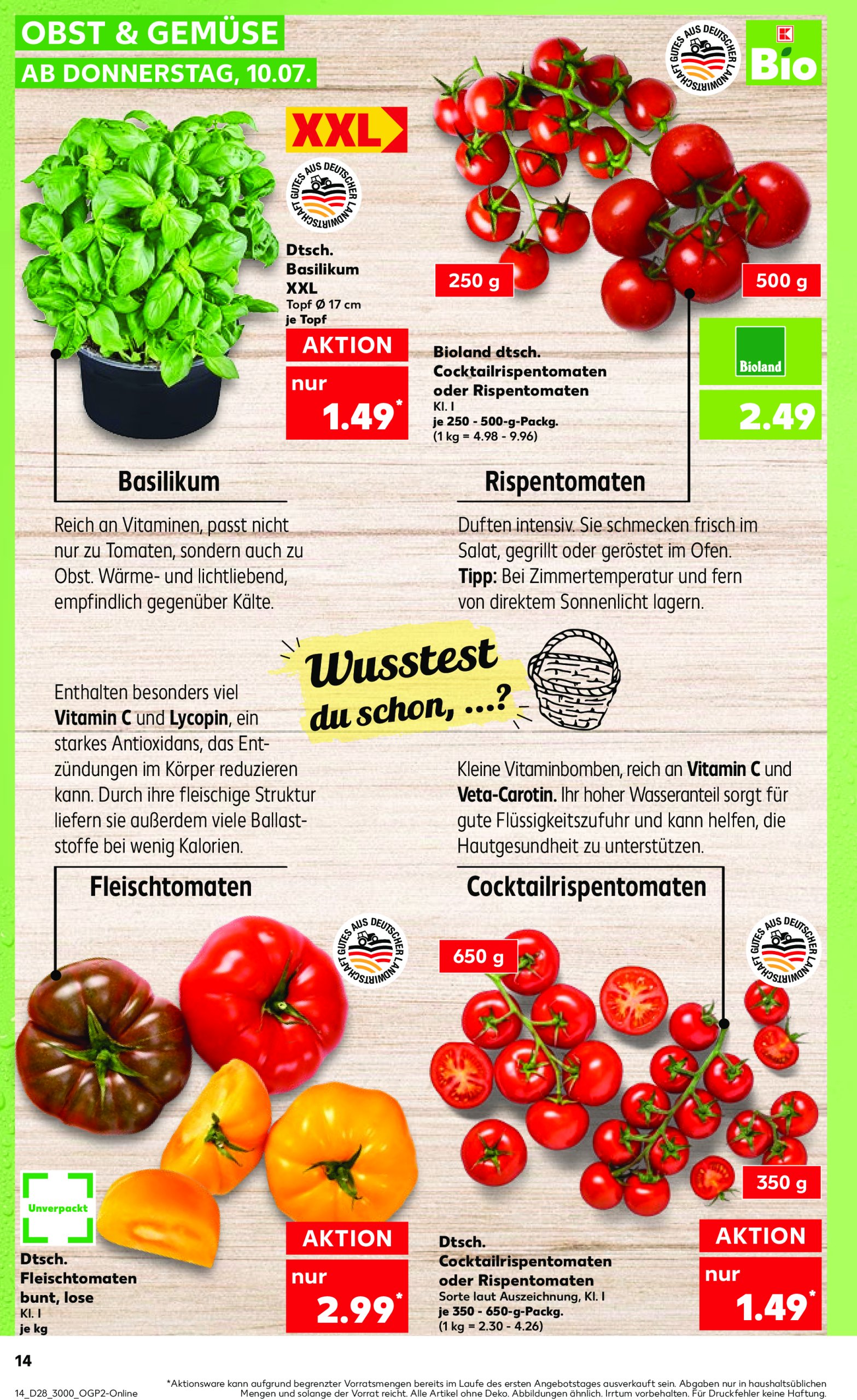 kaufland - Kaufland-Prospekt gültig vom 10.07. bis 16.07. - page: 14 kaufland - Kaufland-Prospekt gültig vom 10.07. bis 16.07. - page: 14