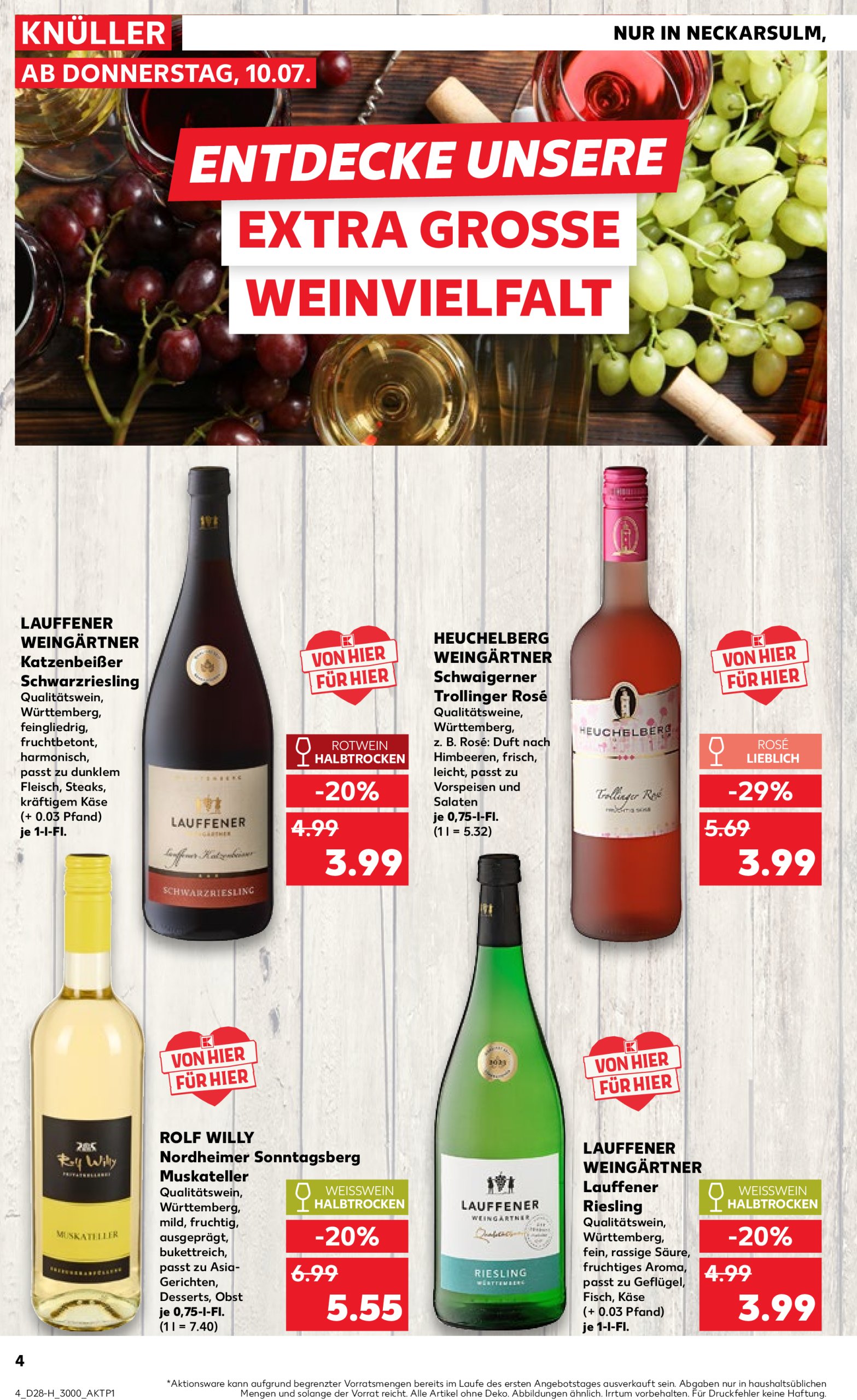 kaufland - Kaufland - Neckarsulm-Prospekt gültig vom 10.07. bis 16.07. - page: 4