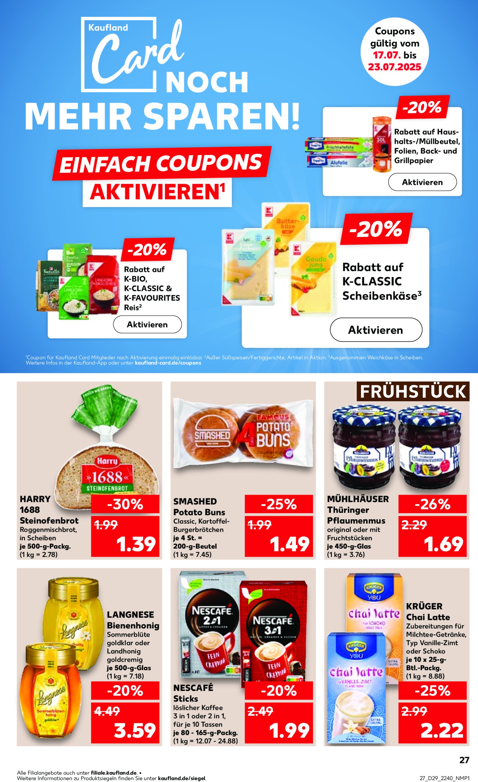 kaufland - Kaufland-Prospekt gültig vom 17.07. bis 23.07. - page: 27