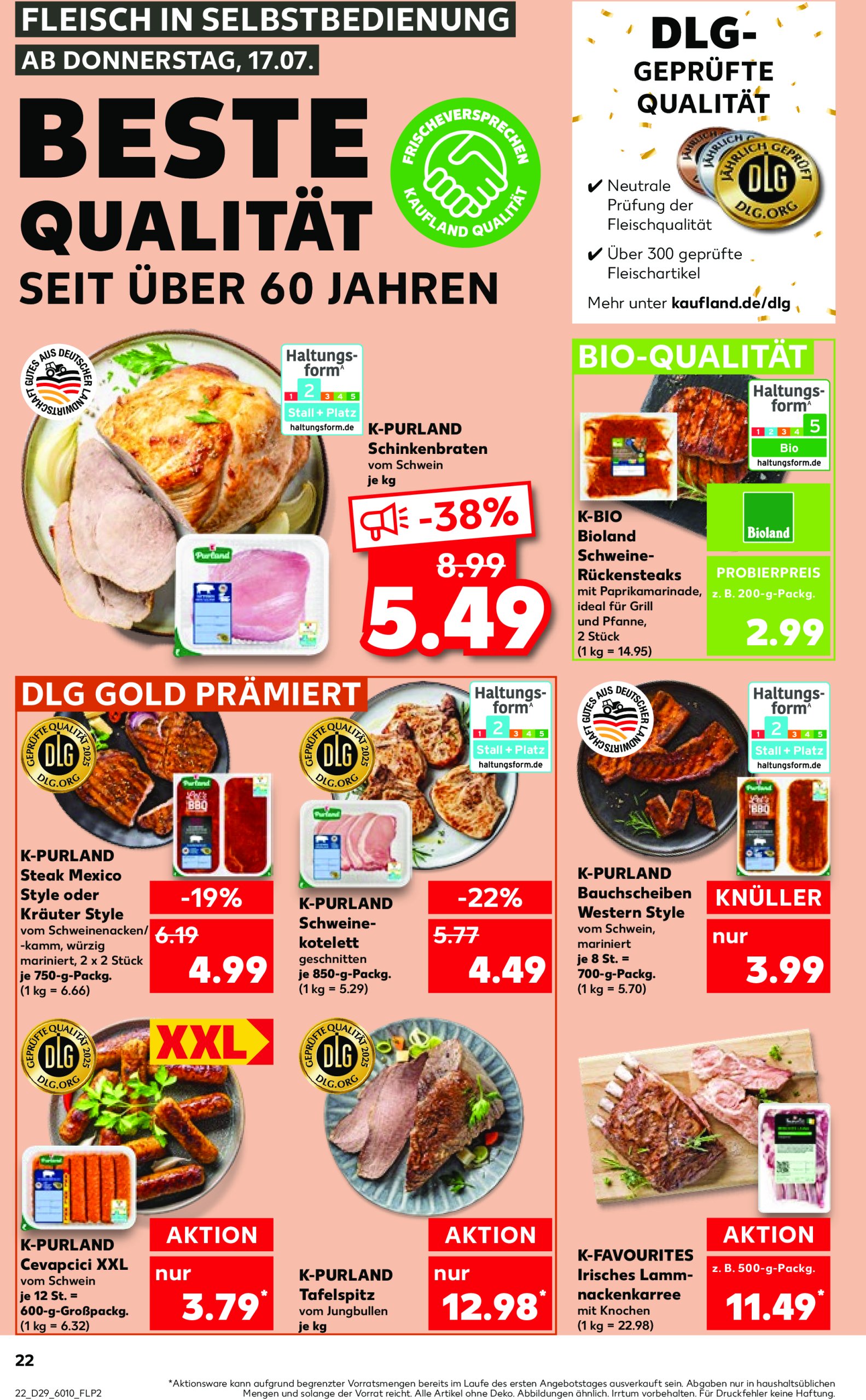 kaufland - Kaufland-Prospekt gültig vom 17.07. bis 23.07. - page: 22