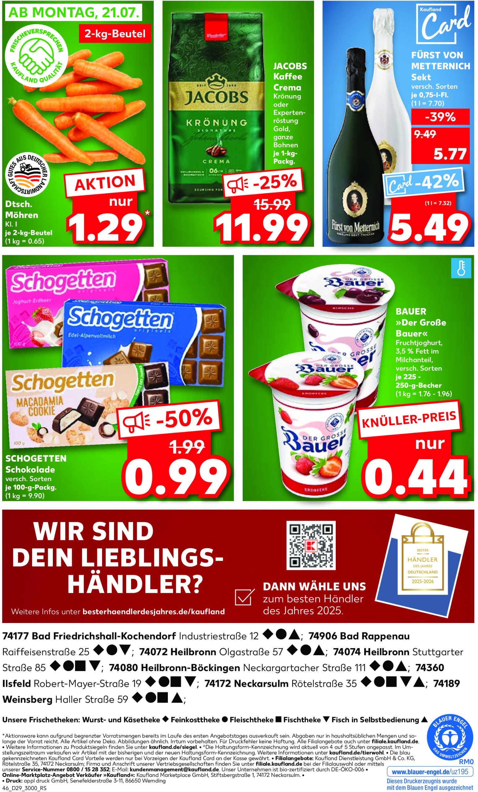 kaufland - Kaufland-Prospekt gültig vom 17.07. bis 23.07. - page: 46