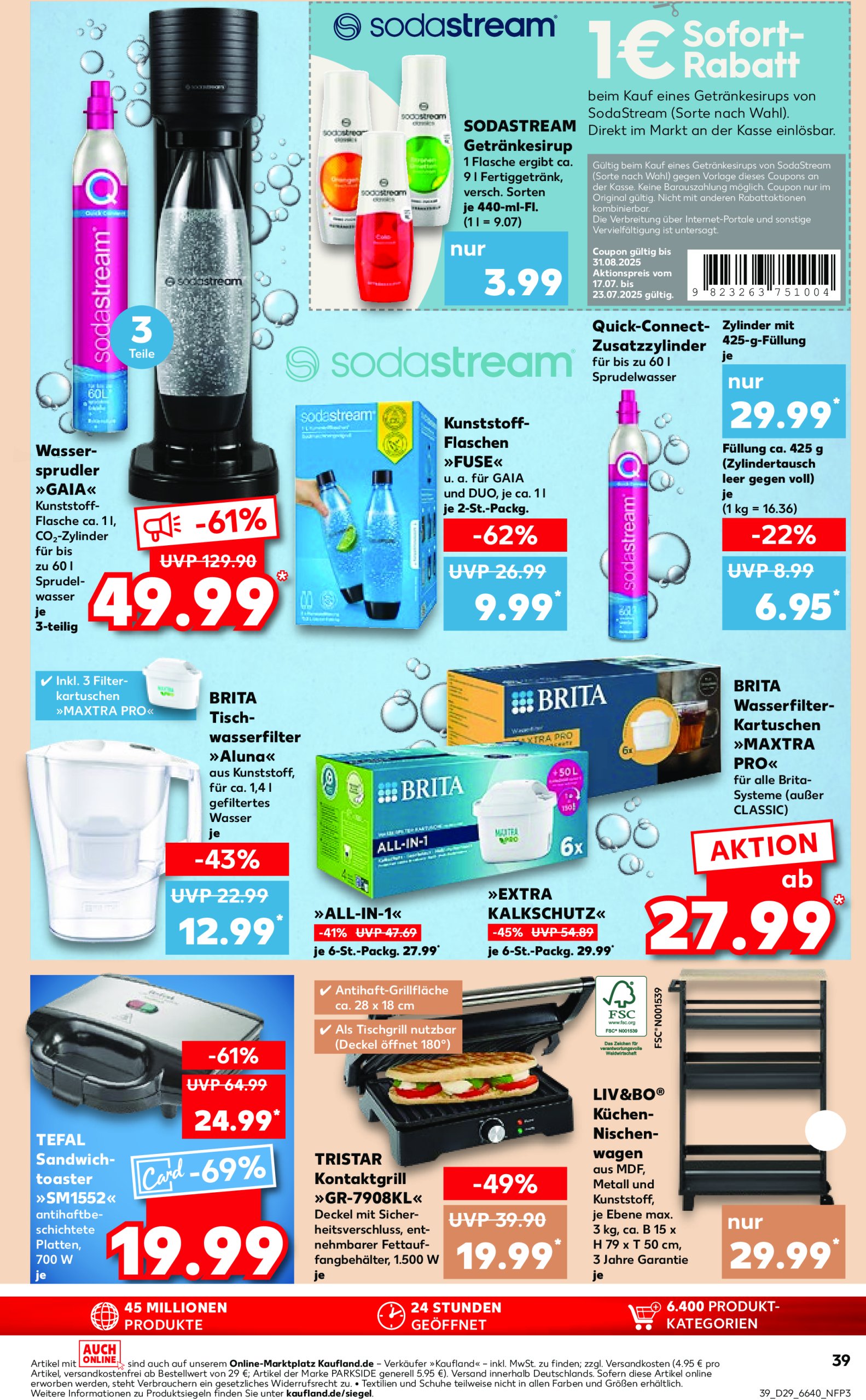 kaufland - Kaufland-Prospekt gültig vom 17.07. bis 23.07. - page: 39