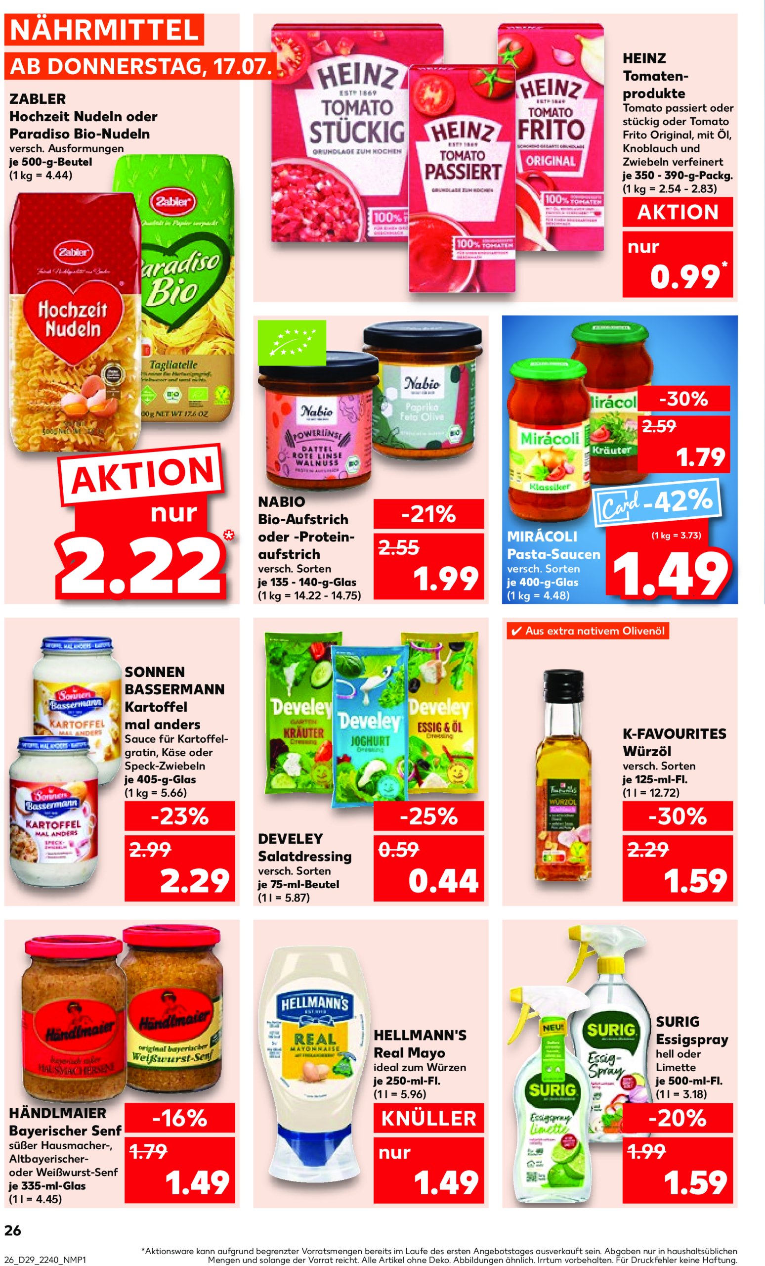 kaufland - Kaufland-Prospekt gültig vom 17.07. bis 23.07. - page: 26