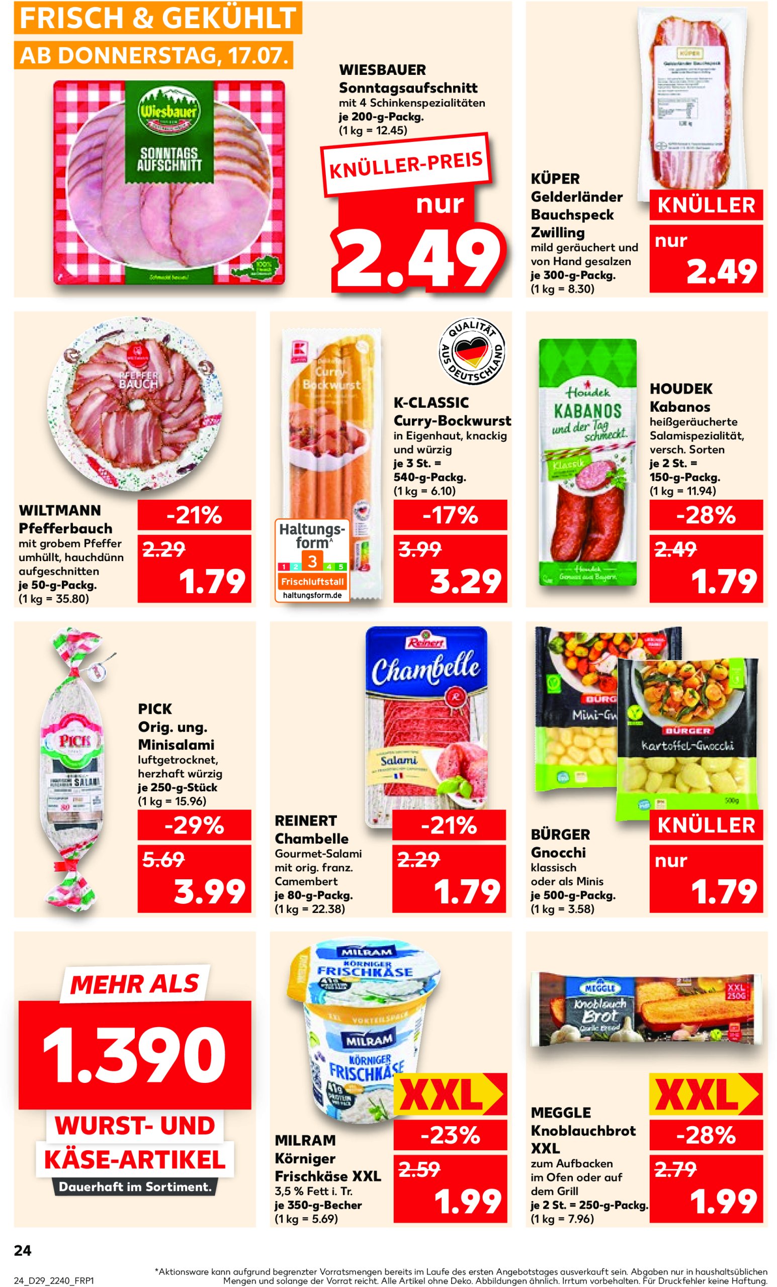 kaufland - Kaufland-Prospekt gültig vom 17.07. bis 23.07. - page: 24