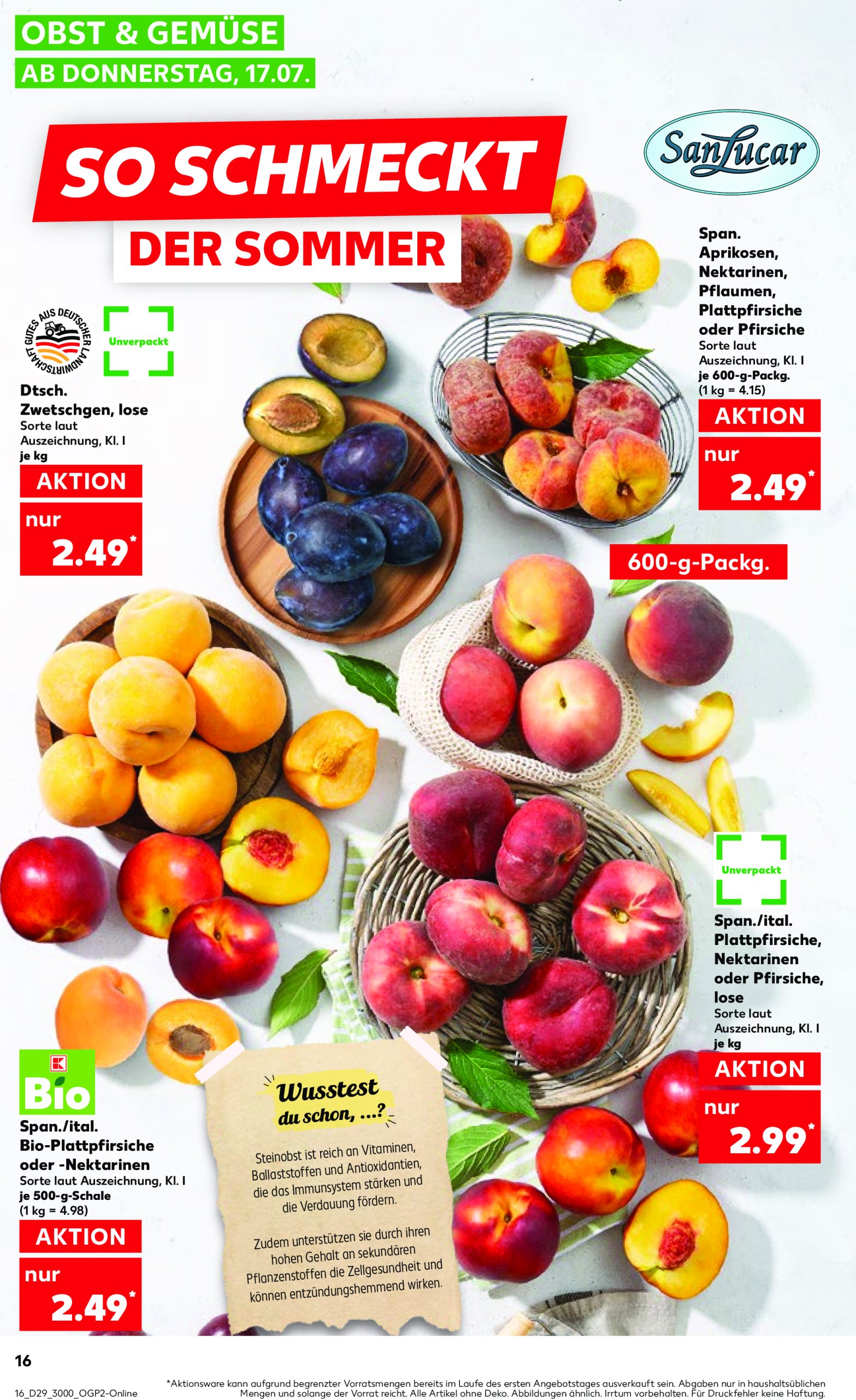 kaufland - Kaufland-Prospekt gültig vom 17.07. bis 23.07. - page: 16