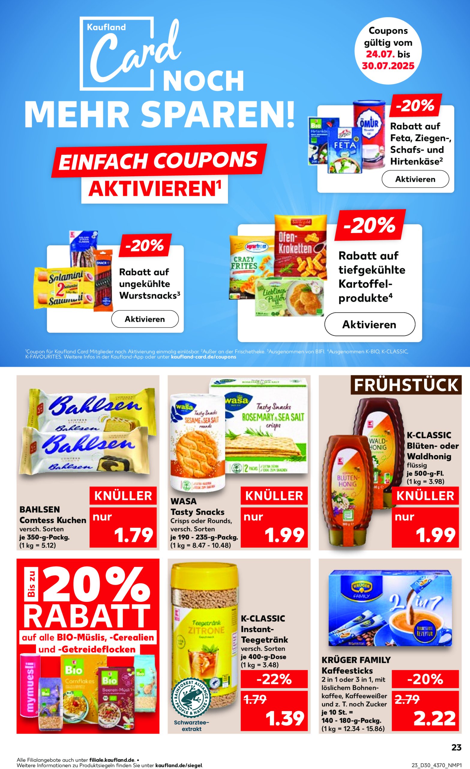 kaufland - Kaufland-Prospekt gültig vom 24.07. bis 30.07. - page: 23