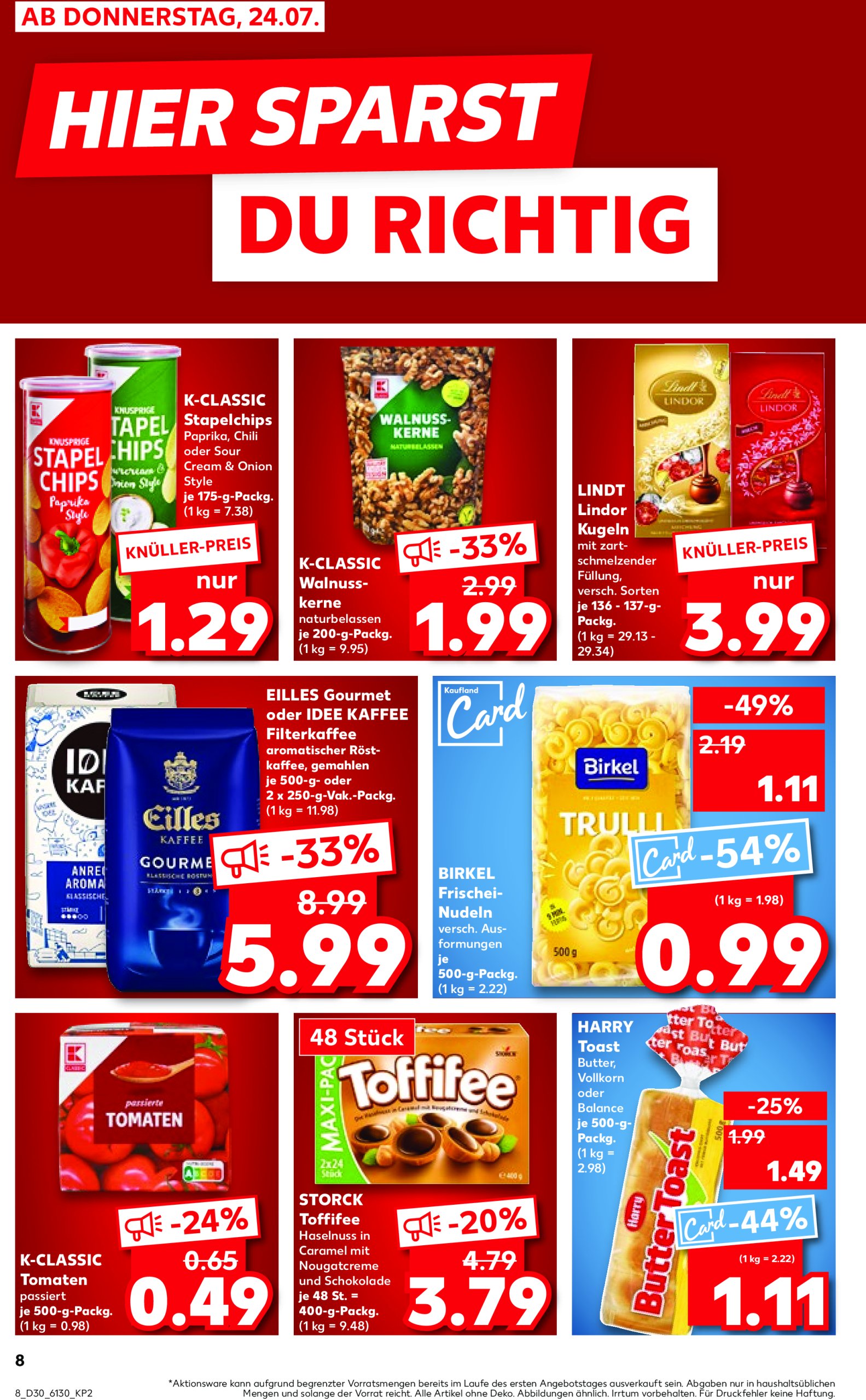 kaufland - Kaufland-Prospekt gültig vom 24.07. bis 30.07. - page: 8