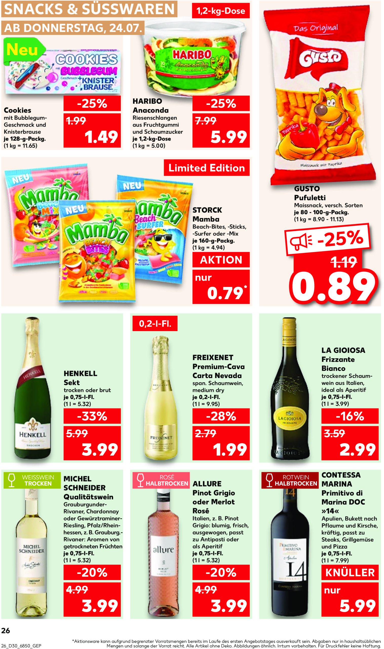 kaufland - Kaufland-Prospekt gültig vom 24.07. bis 30.07. - page: 26