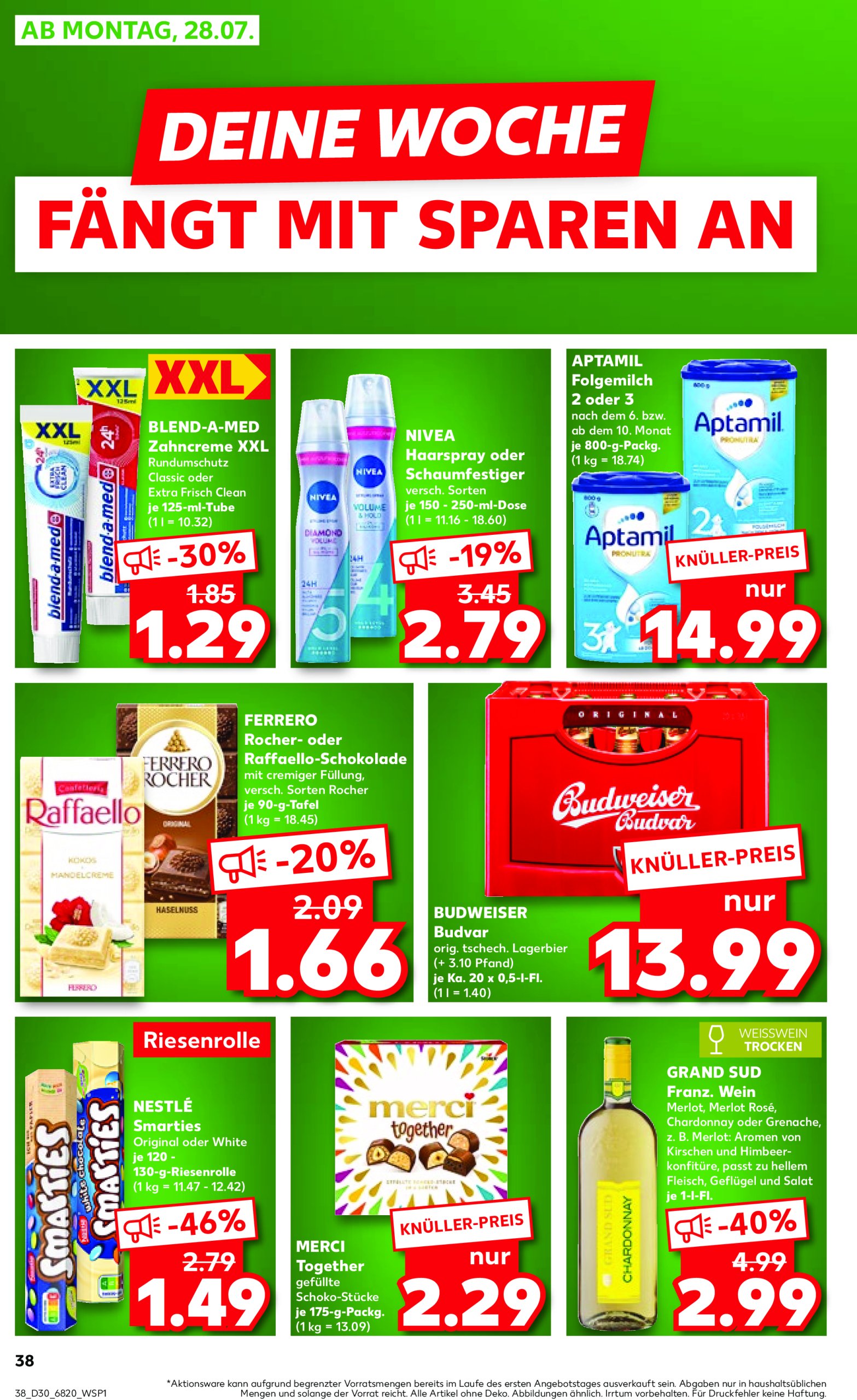 kaufland - Kaufland-Prospekt gültig vom 24.07. bis 30.07. - page: 38