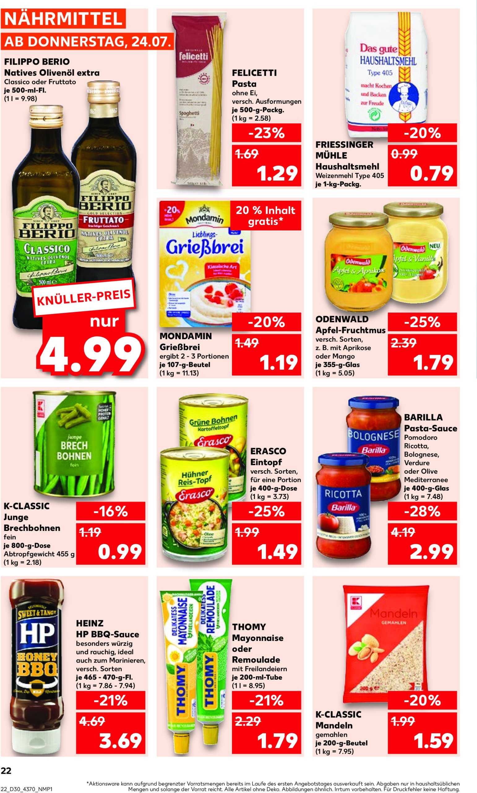 kaufland - Kaufland-Prospekt gültig vom 24.07. bis 30.07. - page: 22