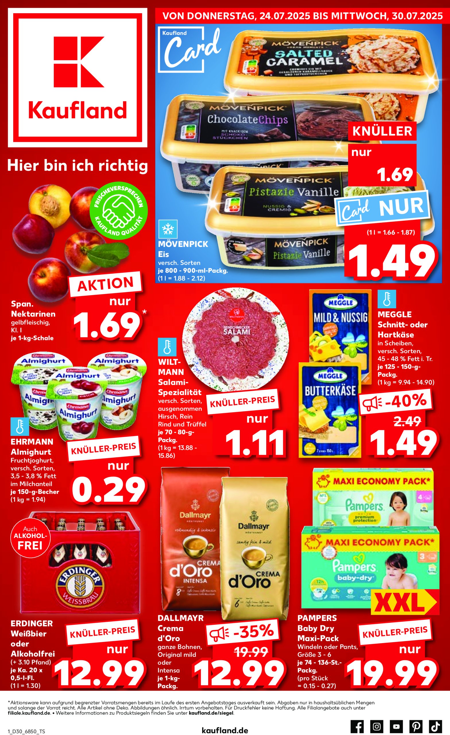 kaufland - Kaufland-Prospekt gültig vom 24.07. bis 30.07.