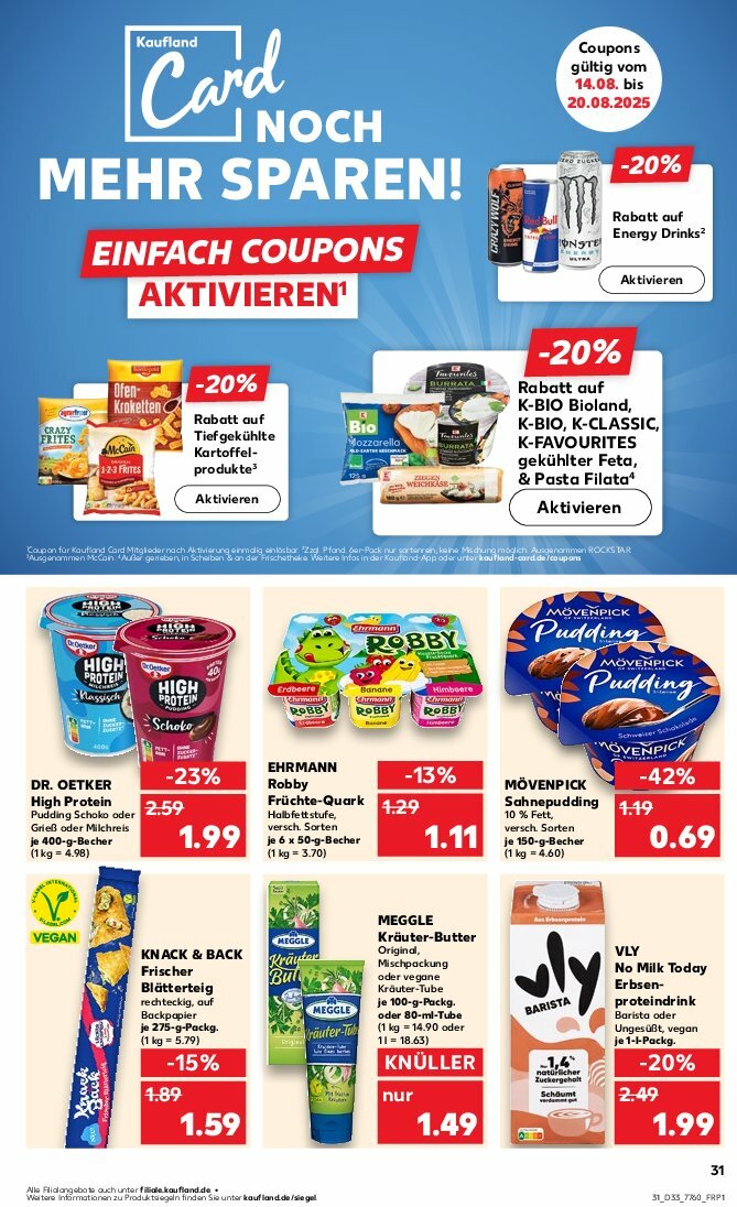 kaufland - Kaufland-Prospekt gültig vom 14.08. bis 20.08. - page: 31