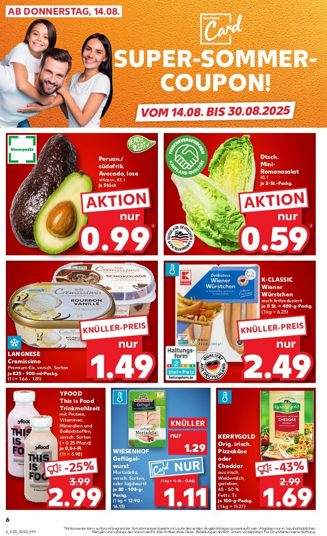 kaufland - Kaufland-Prospekt gültig vom 14.08. bis 20.08. - page: 6