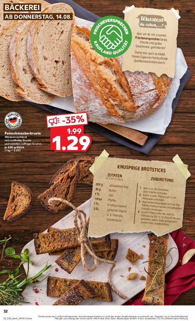 kaufland - Kaufland-Prospekt gültig vom 14.08. bis 20.08. - page: 32