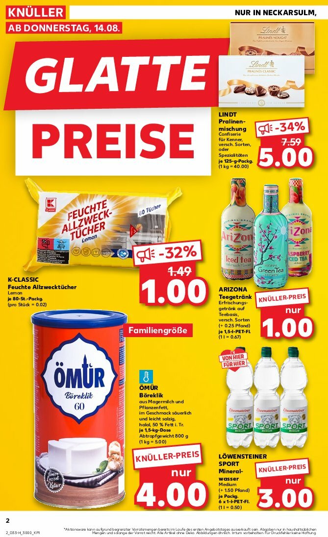 kaufland - Kaufland - Neckarsulm-Prospekt gültig vom 14.08. bis 20.08. - page: 2