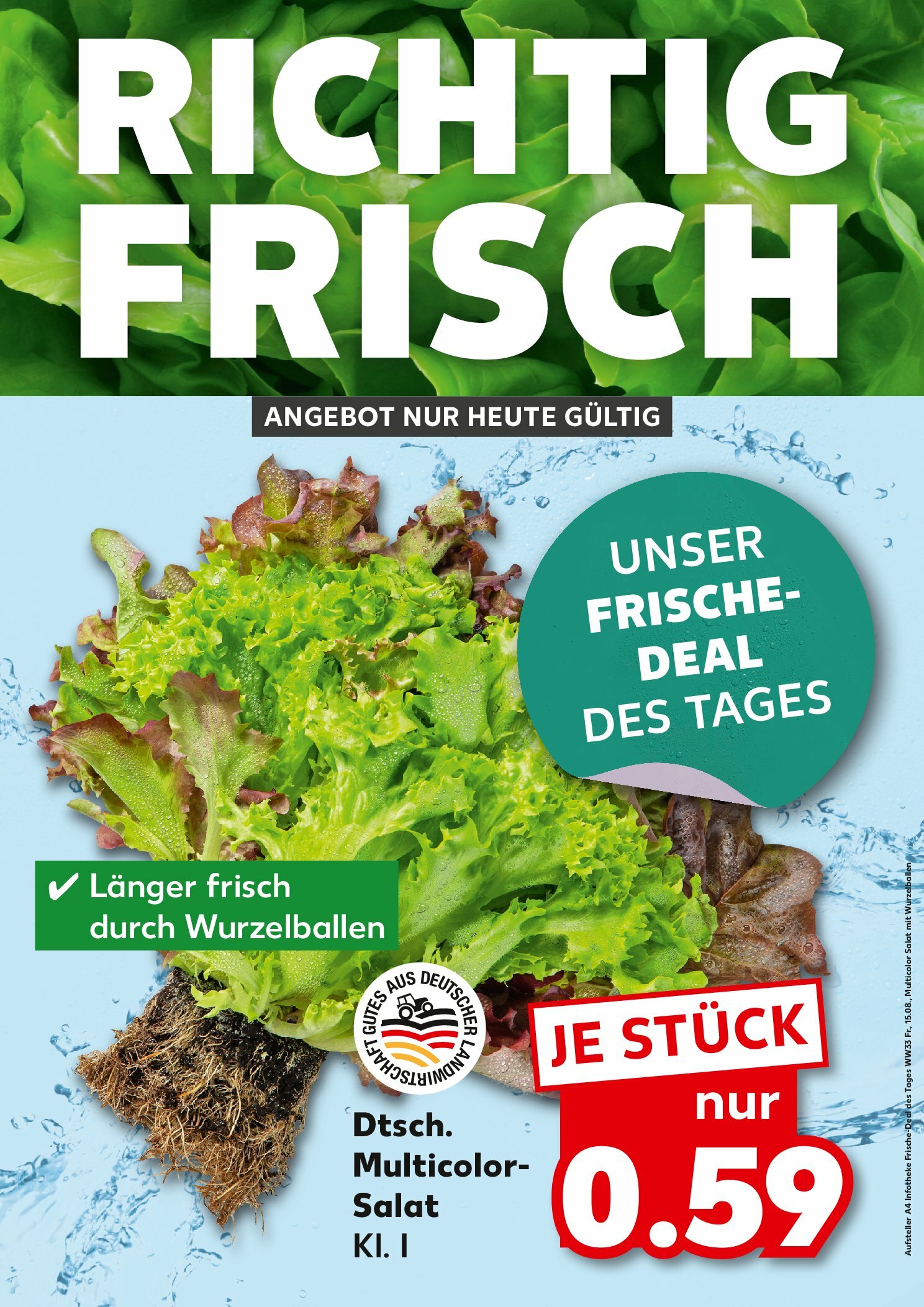 kaufland - Kaufland - Richtig Frisch-Prospekt gültig vom 15.08. bis 15.08.