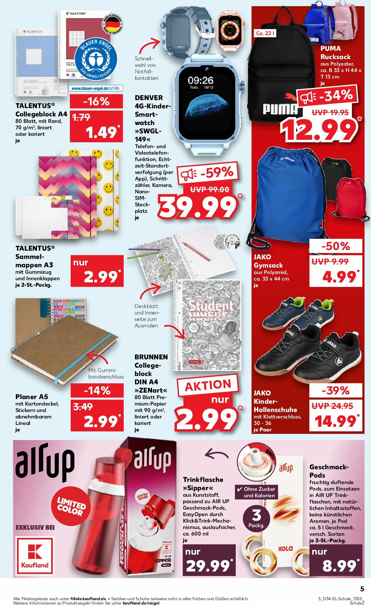 kaufland - Kaufland - Ready for School-Prospekt gültig vom 21.08. bis 03.09. - page: 5