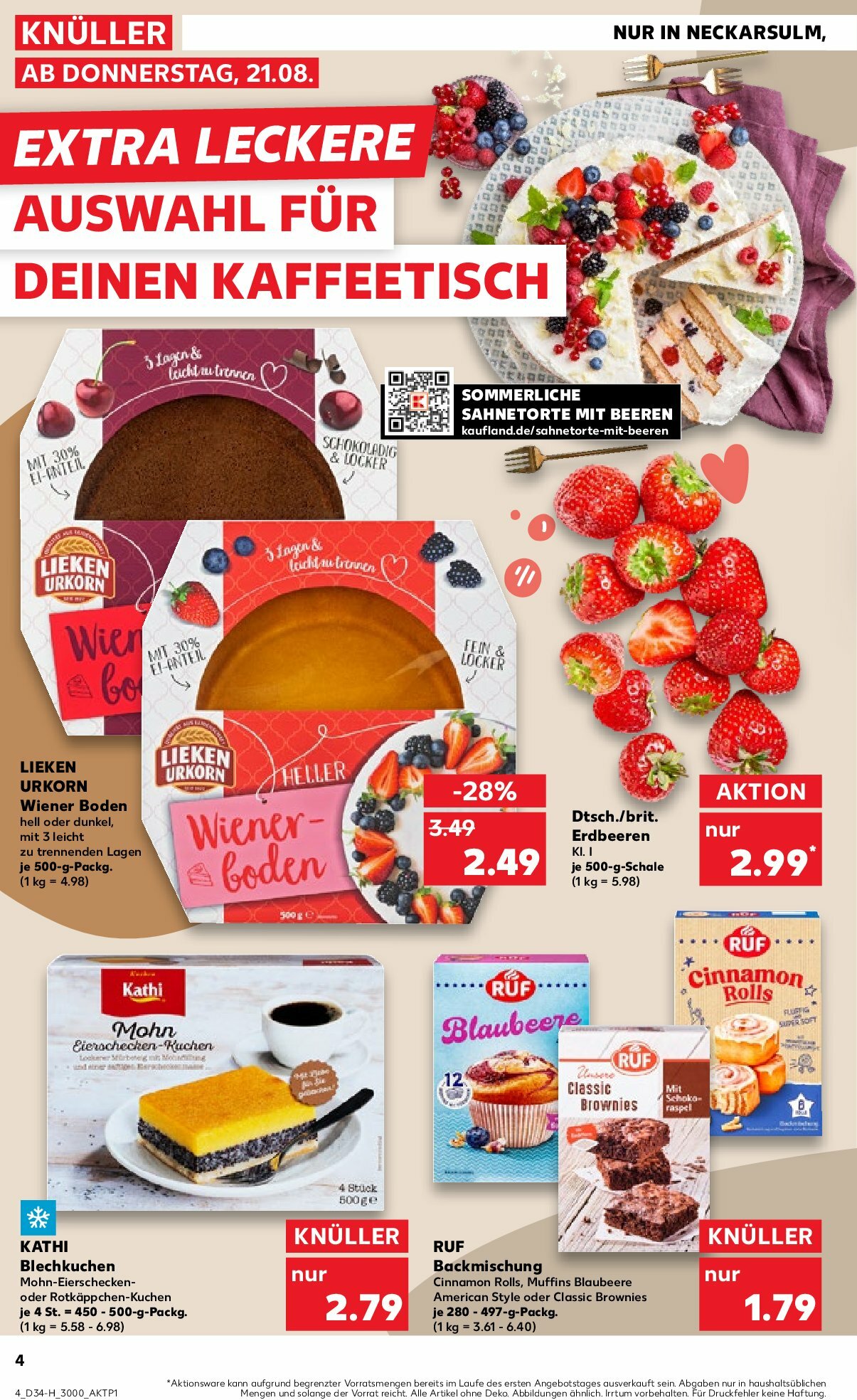 kaufland - Kaufland - Neckarsulm-Prospekt gültig vom 21.08. bis 27.08. - page: 4