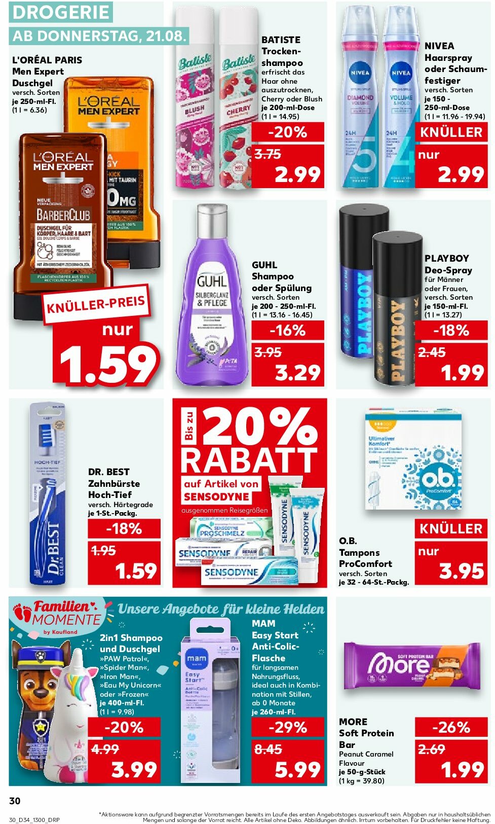 kaufland - Kaufland-Prospekt gültig vom 21.08. bis 27.08. - page: 30