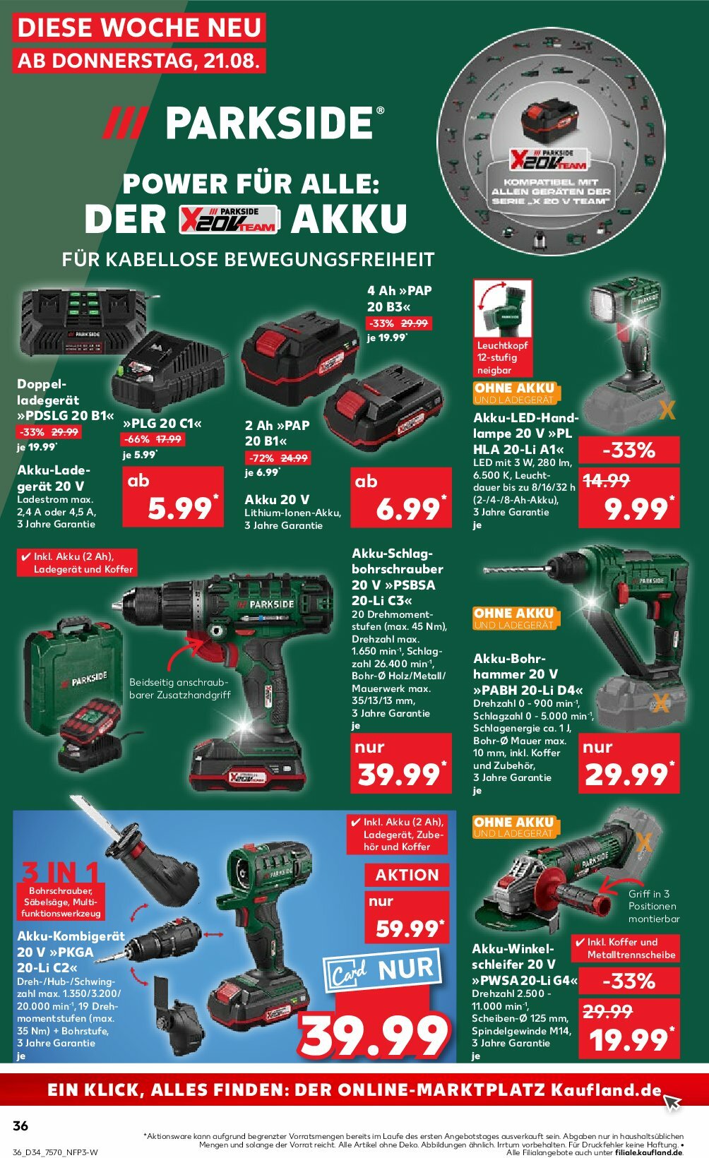 kaufland - Kaufland-Prospekt gültig vom 21.08. bis 27.08. - page: 36