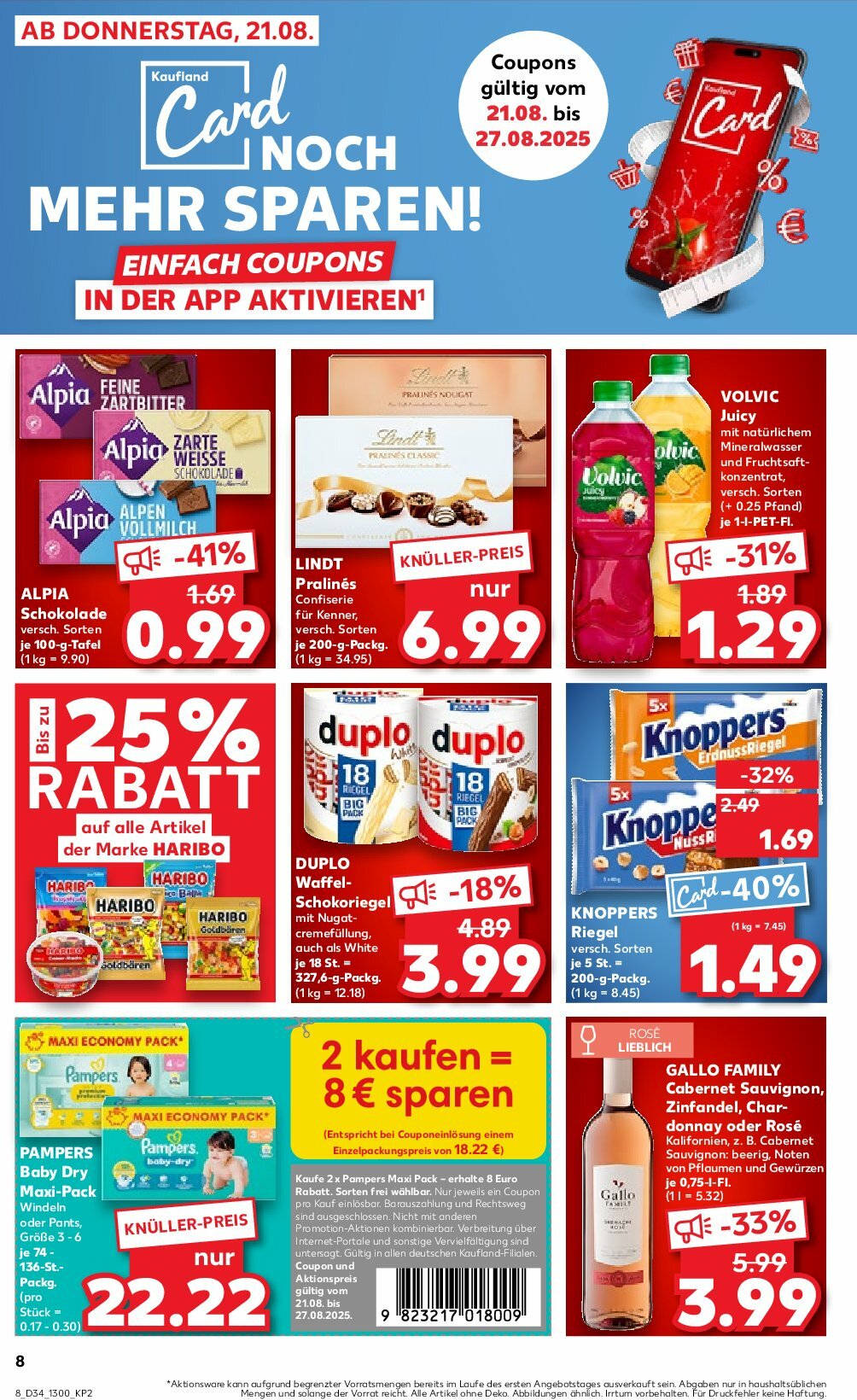 kaufland - Kaufland-Prospekt gültig vom 21.08. bis 27.08. - page: 8