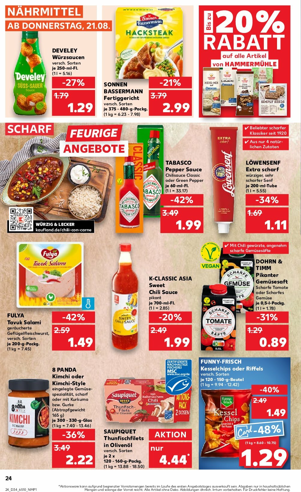 kaufland - Kaufland-Prospekt gültig vom 21.08. bis 27.08. - page: 24