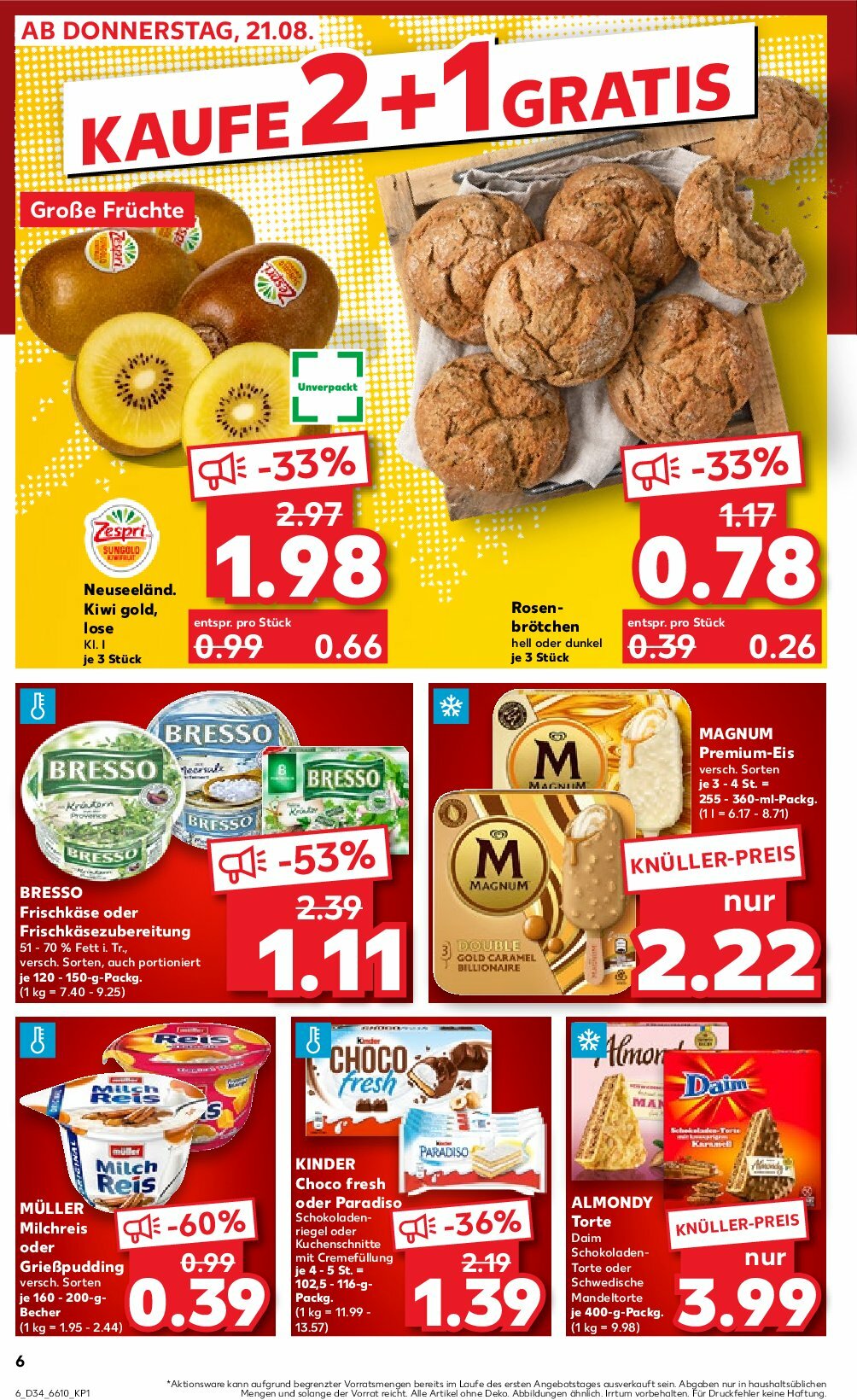kaufland - Kaufland-Prospekt gültig vom 21.08. bis 27.08. - page: 6