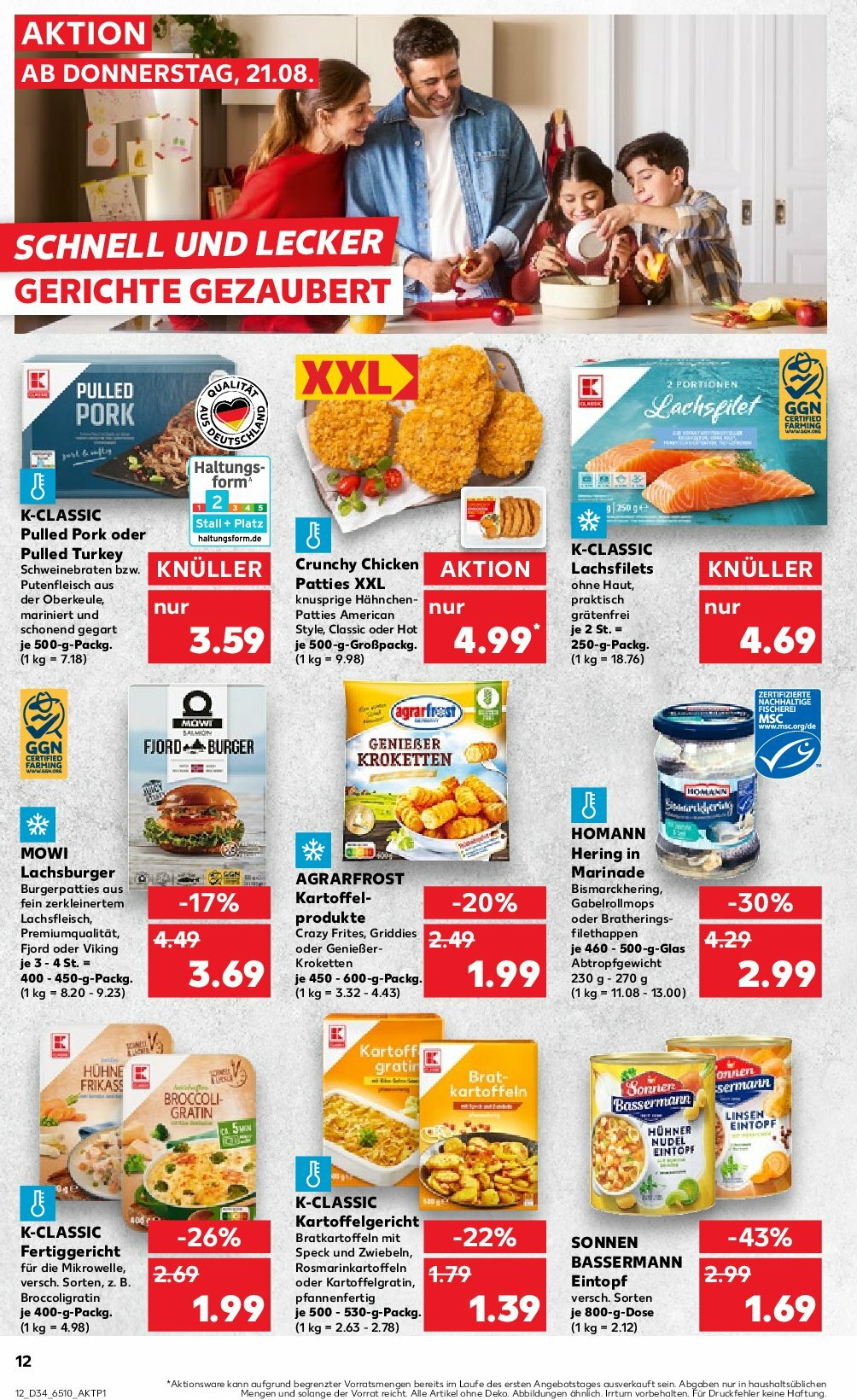 kaufland - Kaufland-Prospekt gültig vom 21.08. bis 27.08. - page: 12