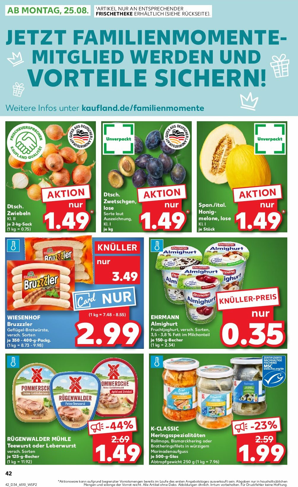 kaufland - Kaufland-Prospekt gültig vom 21.08. bis 27.08. - page: 42