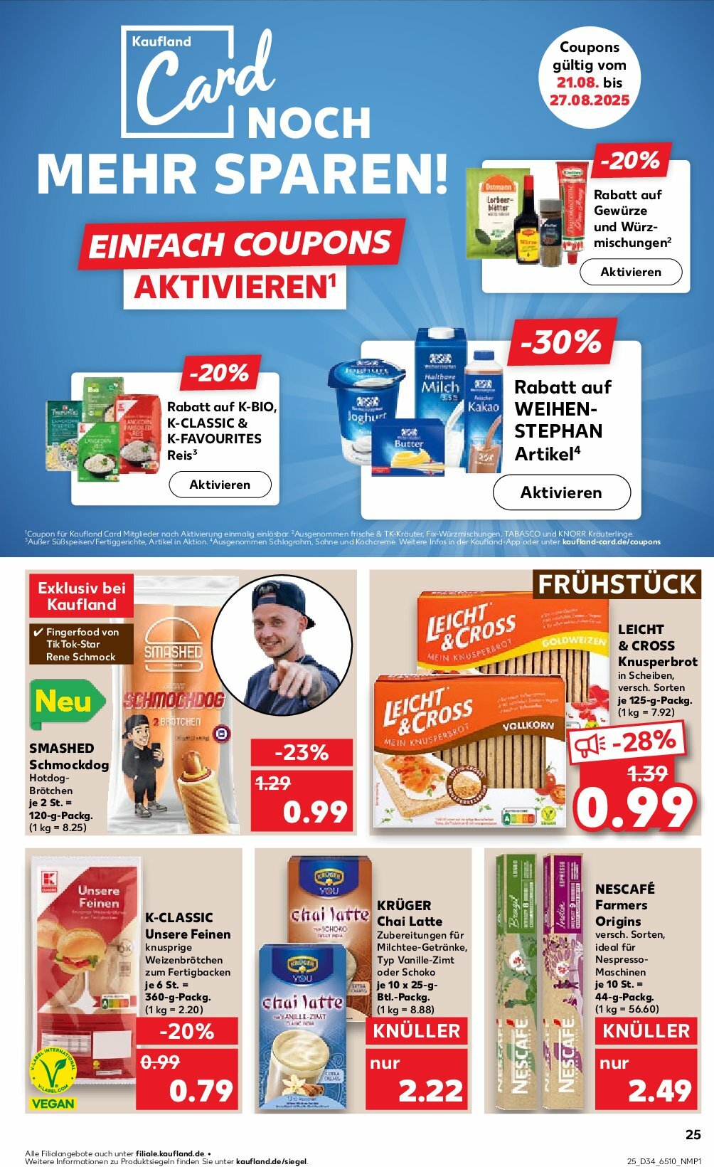 kaufland - Kaufland-Prospekt gültig vom 21.08. bis 27.08. - page: 25