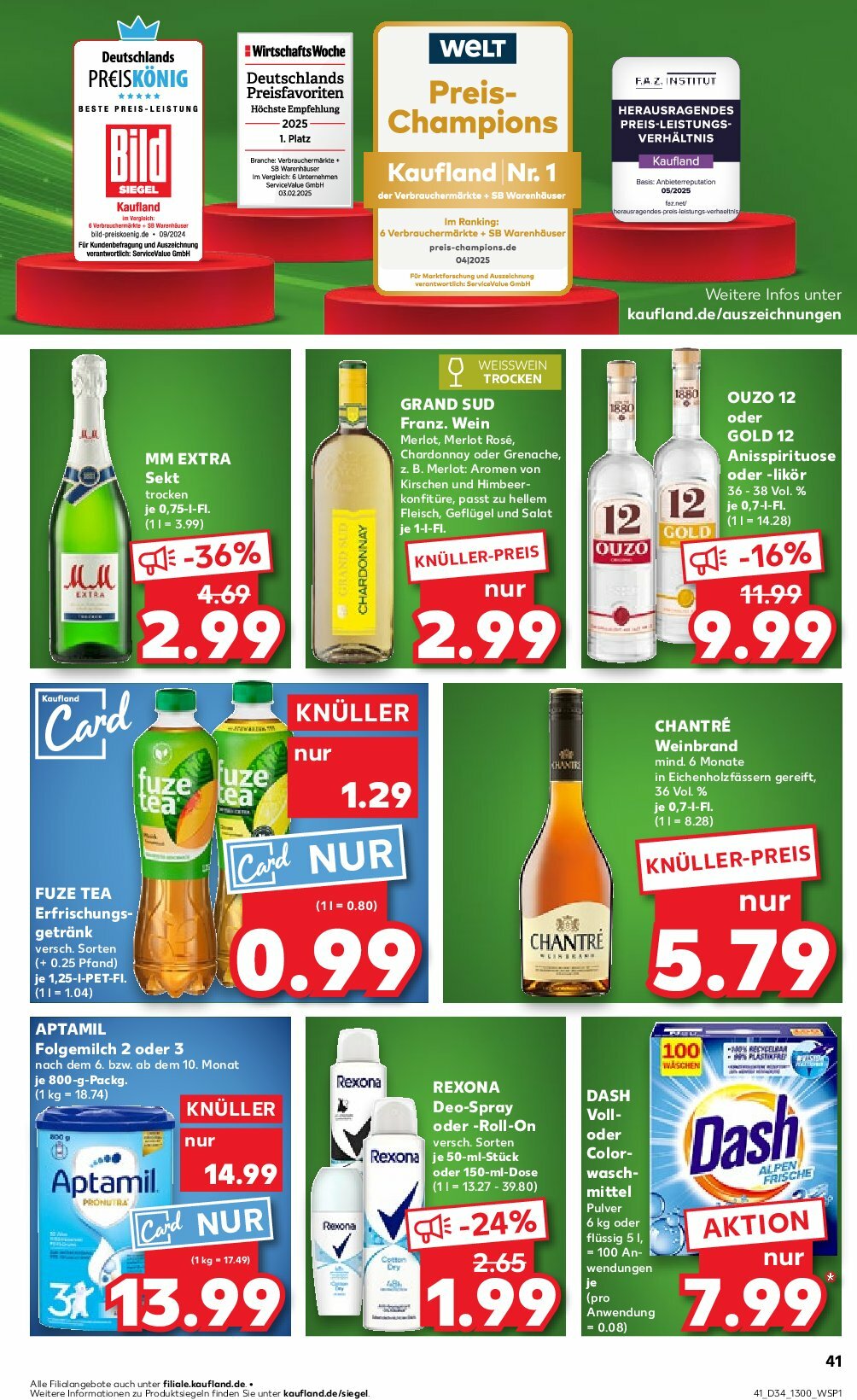 kaufland - Kaufland-Prospekt gültig vom 21.08. bis 27.08. - page: 41