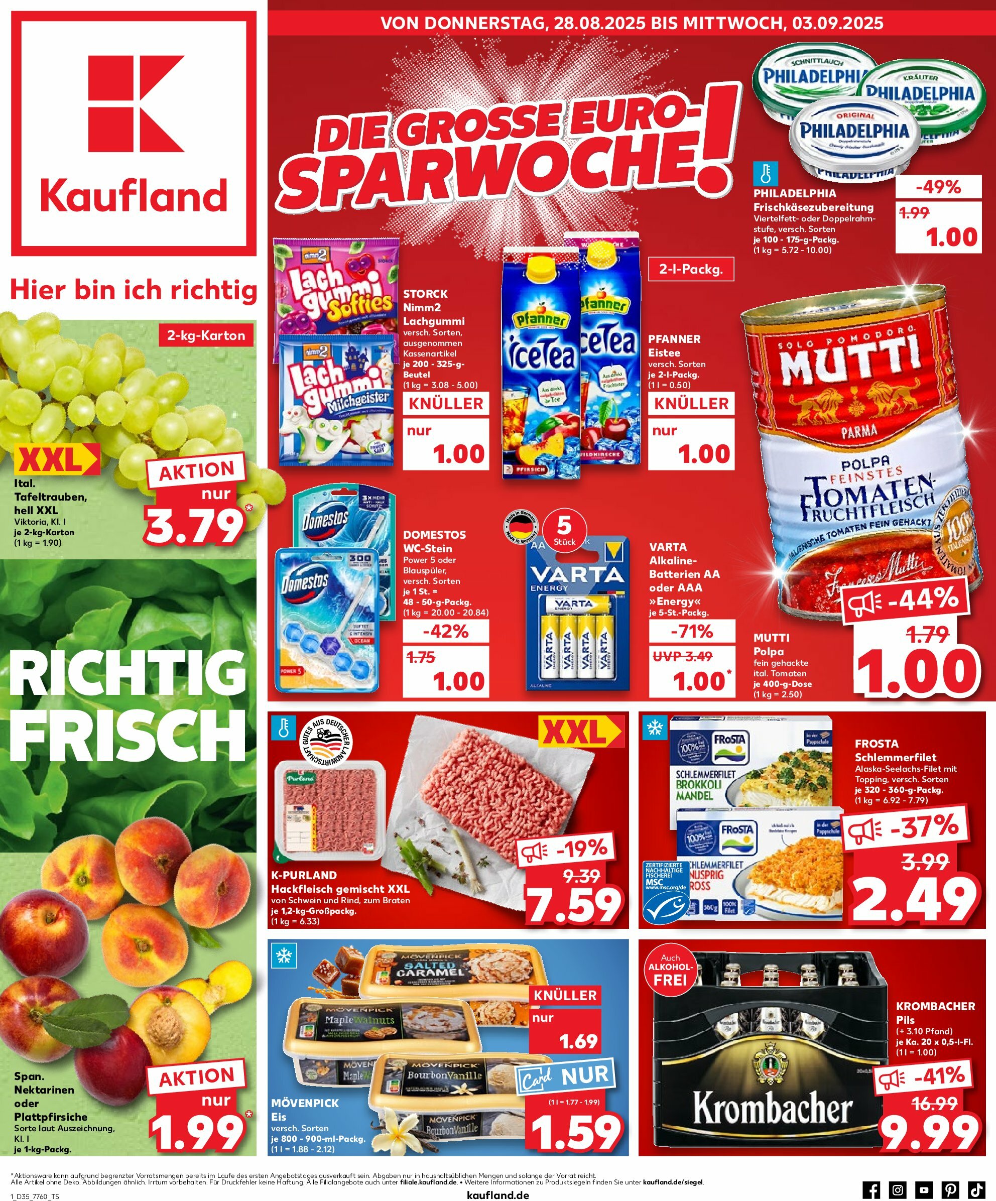 kaufland - Kaufland-Prospekt gültig vom 28.08. bis 03.09.