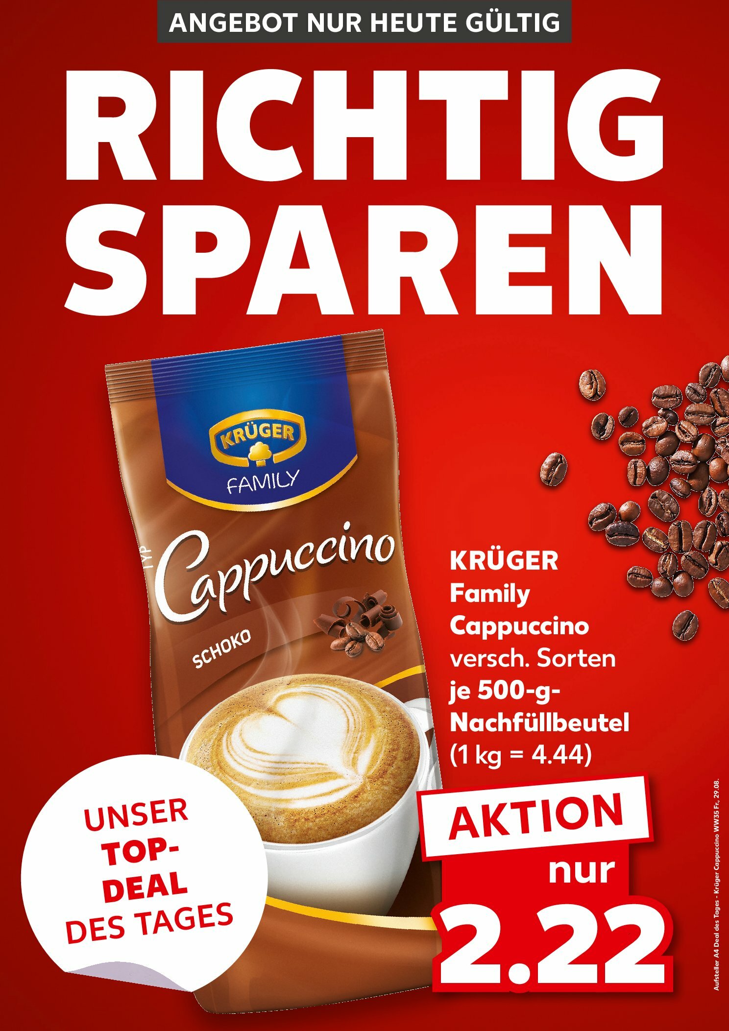 kaufland - Kaufland - Richtig Sparen-Prospekt gültig vom 29.08. bis 29.08.