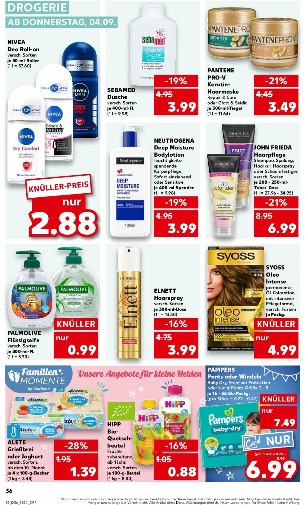 kaufland - Kaufland-Prospekt gültig vom 04.09. bis 10.09. - page: 36 kaufland - Kaufland-Prospekt gültig vom 04.09. bis 10.09. - page: 36