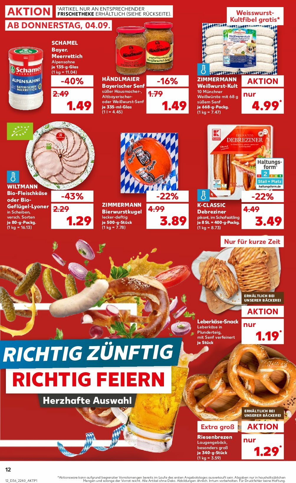 kaufland - Kaufland-Prospekt gültig vom 04.09. bis 10.09. - page: 12 kaufland - Kaufland-Prospekt gültig vom 04.09. bis 10.09. - page: 12