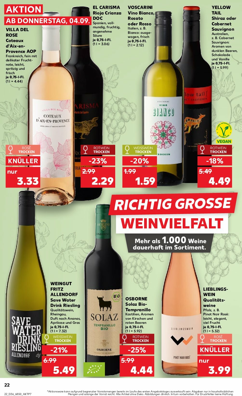 kaufland - Kaufland-Prospekt gültig vom 04.09. bis 10.09. - page: 22 kaufland - Kaufland-Prospekt gültig vom 04.09. bis 10.09. - page: 22