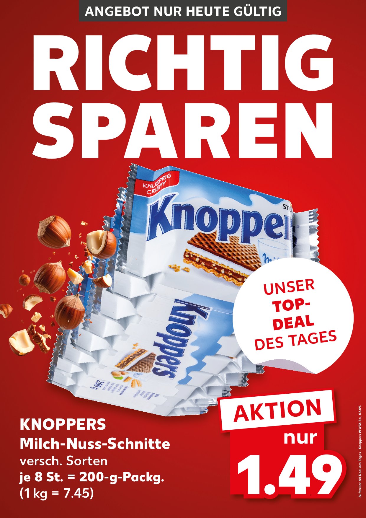 kaufland - Kaufland - Richtig Sparen-Prospekt gültig vom 06.09. bis 06.09.