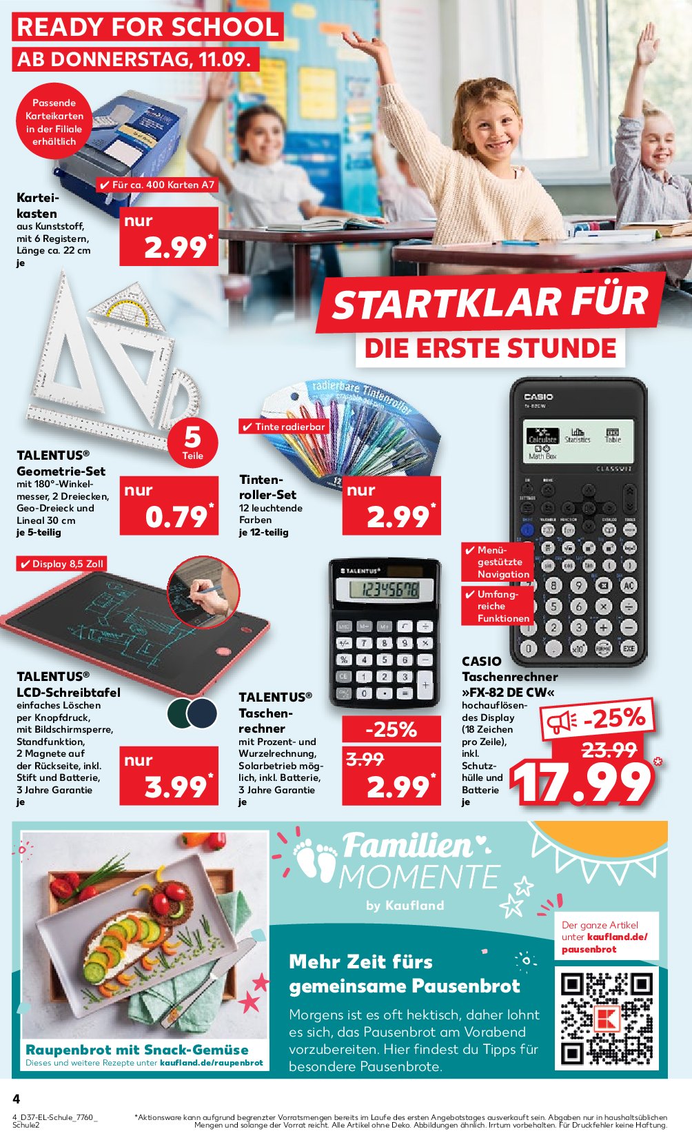 kaufland - Kaufland - Ready for School-Prospekt gültig vom 11.09. bis 24.09. - page: 4