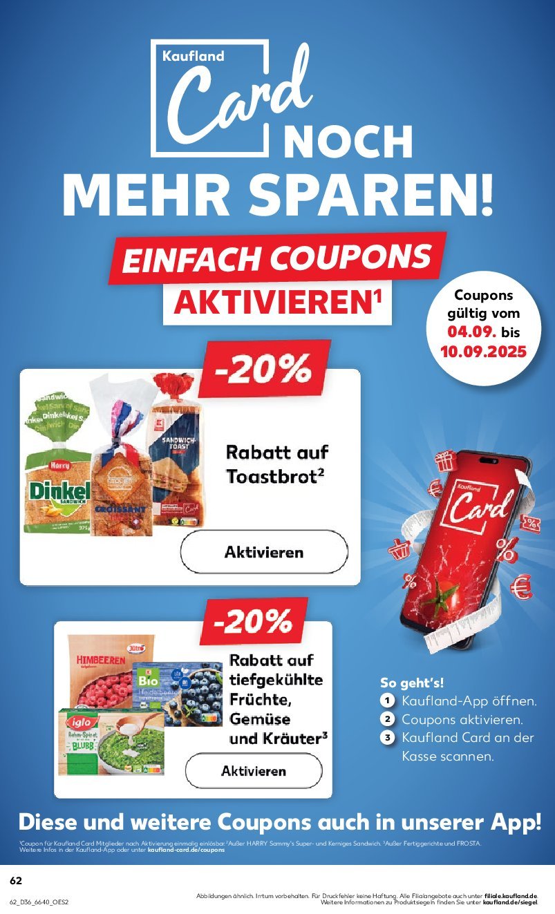 kaufland - Kaufland-Prospekt gültig vom 07.09. bis 10.09. - page: 62 kaufland - Kaufland-Prospekt gültig vom 07.09. bis 10.09. - page: 62