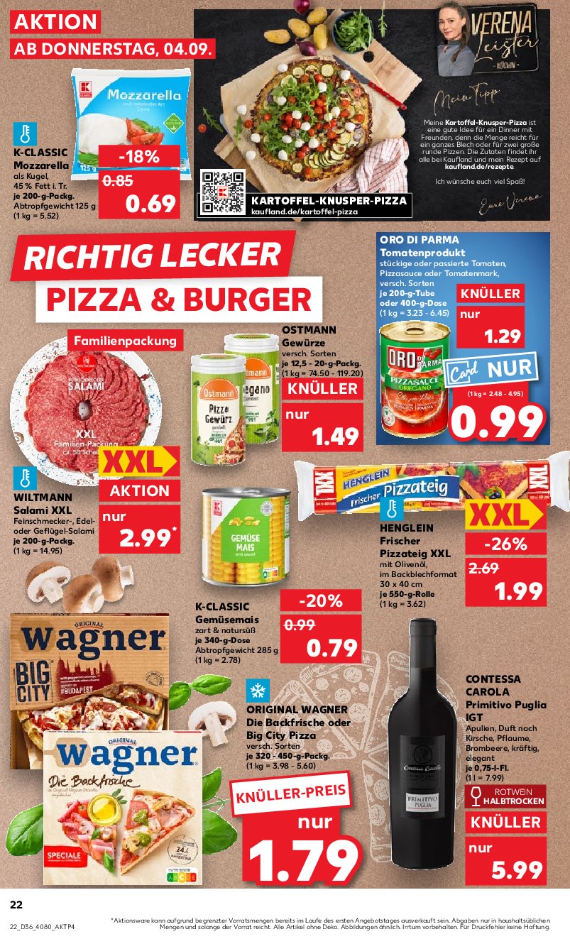 kaufland - Kaufland-Prospekt gültig vom 07.09. bis 10.09. - page: 22 kaufland - Kaufland-Prospekt gültig vom 07.09. bis 10.09. - page: 22