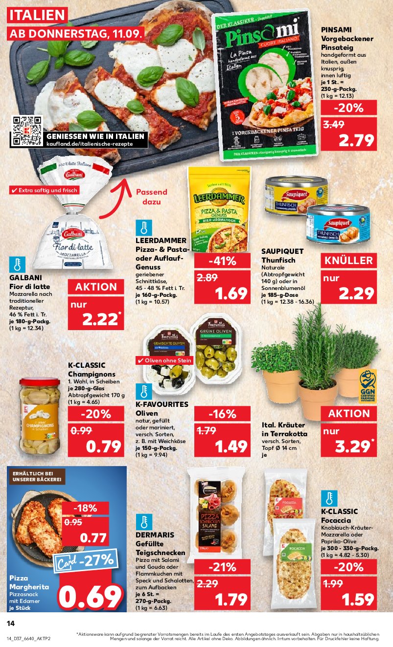 kaufland - Kaufland-Prospekt gültig vom 11.09. bis 17.09. - page: 14