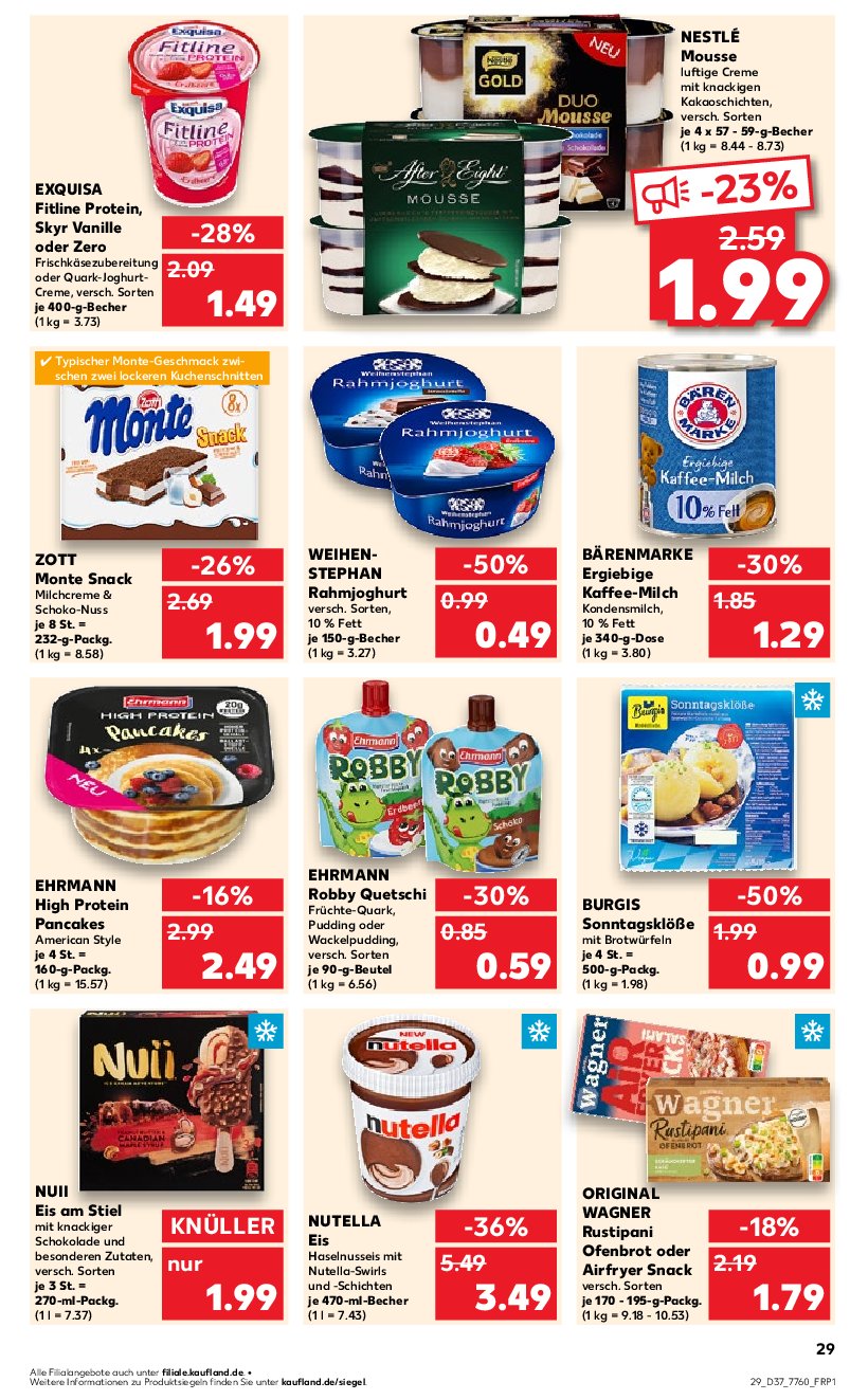 kaufland - Kaufland-Prospekt gültig vom 11.09. bis 17.09. - page: 29