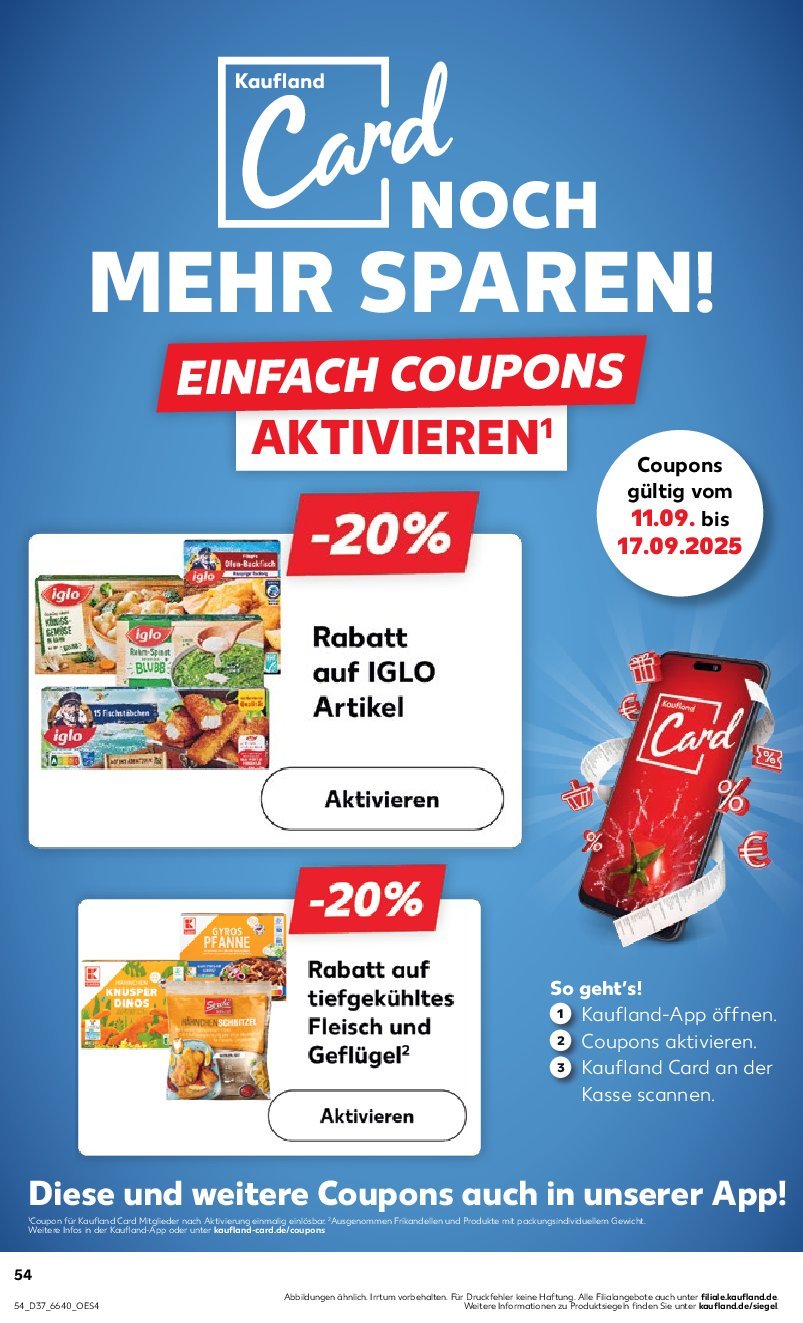 kaufland - Kaufland-Prospekt gültig vom 11.09. bis 17.09. - page: 54