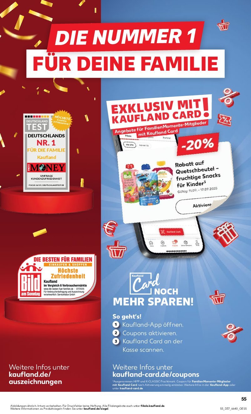 kaufland - Kaufland-Prospekt gültig vom 11.09. bis 17.09. - page: 55