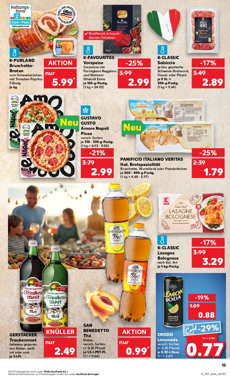 kaufland - Kaufland-Prospekt gültig vom 11.09. bis 17.09. - page: 15