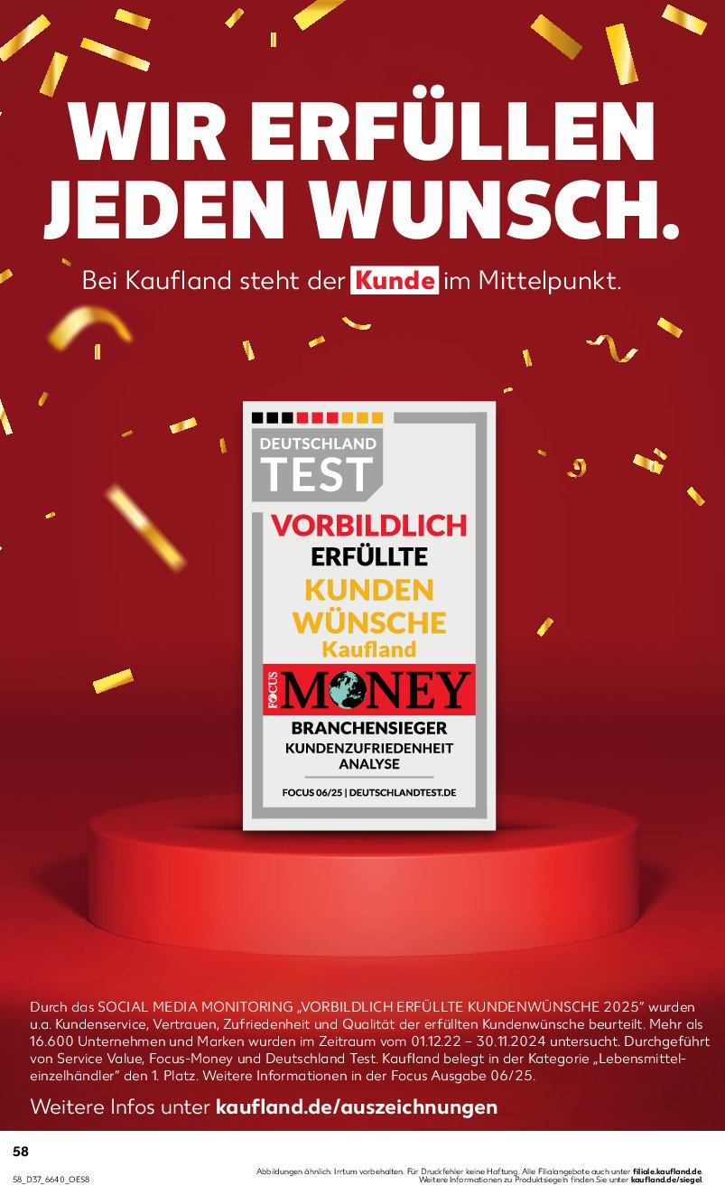 kaufland - Kaufland-Prospekt gültig vom 11.09. bis 17.09. - page: 58