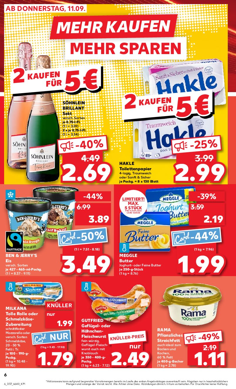 kaufland - Kaufland-Prospekt gültig vom 11.09. bis 17.09. - page: 6